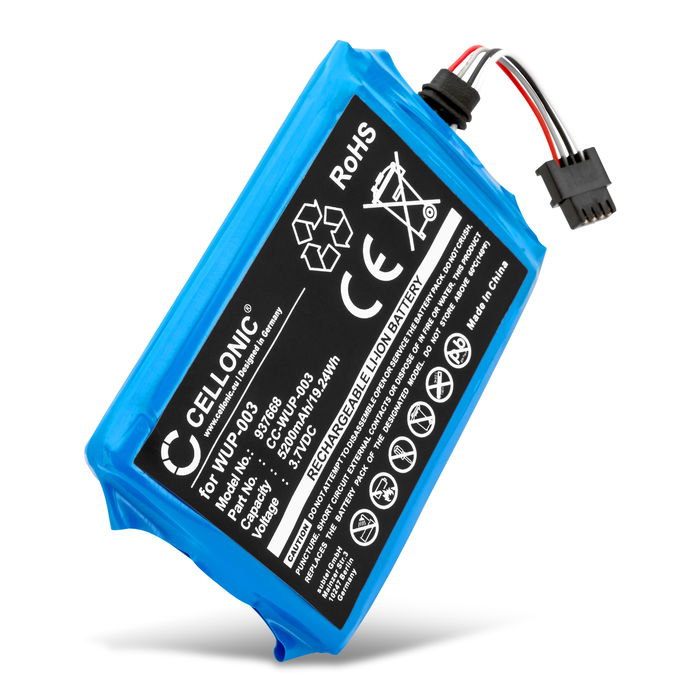 Nintendo Wii U GamePad Akku 5200mAh Ersatzakku Batterie von CELLONIC