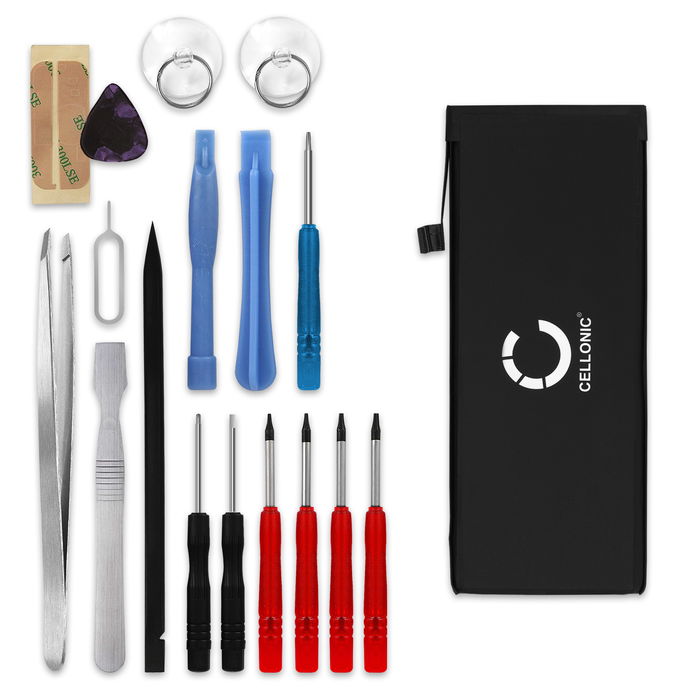 Apple iPhone SE (2020) Akku + Werkzeug-Set 1850mAh Ersatzakku Batterie von CELLONIC