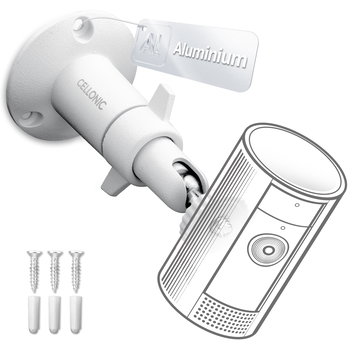 Kamera Wandhalterung mit 1/4" Zoll Gewinde für Arlo, Ring, Blink, Eufy, Reolink, Wyze, Zumimall Halterung Überwachungskamera Befestigung innen und außen, Security camera mount