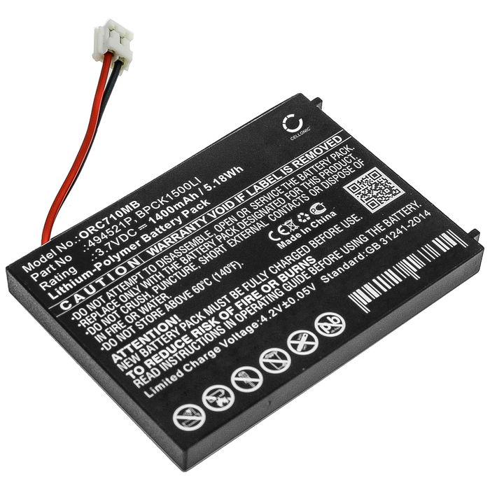 Audioline Watch and Care V130 Akku 1400mAh Ersatzakku Batterie von Cellonic