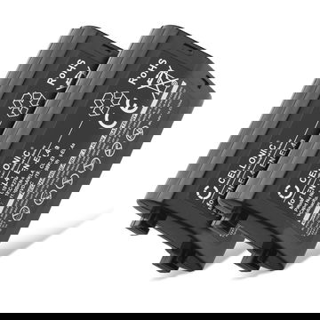 2x EN-EL4,EN-EL4a Battery for Nikon F6, D3 D3X D3s, D2 D2Xs D2X D2Hs D2H 1800mAh Camera Battery Replacement EN-EL4,EN-EL4a