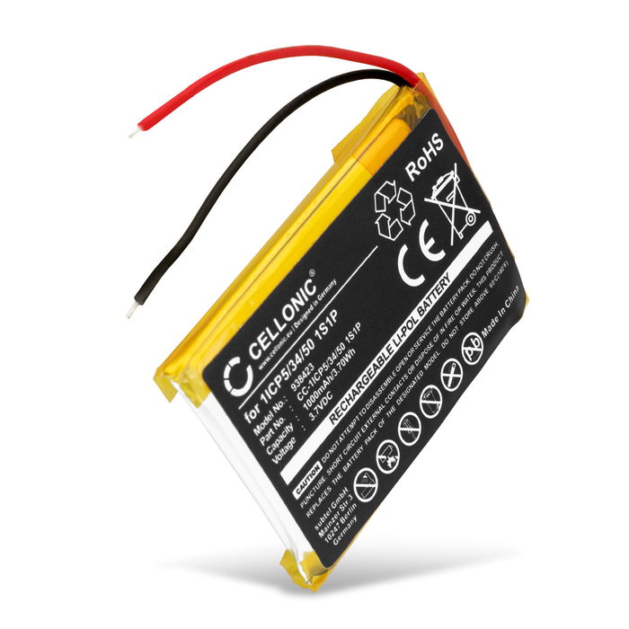 Wacom Express Key Remote Akku 1000mAh Ersatzakku Batterie von CELLONIC