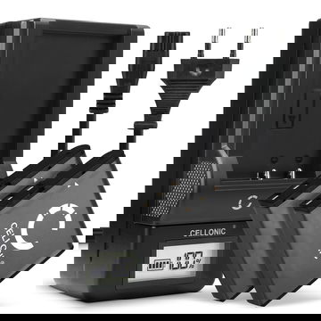 2x Battery NP-40 + Charger for Casio Exilim EX-FC100 EX-Z1000 Z1050 EX-Z40 EX-Z50 Z55 Z57 CELLONIC