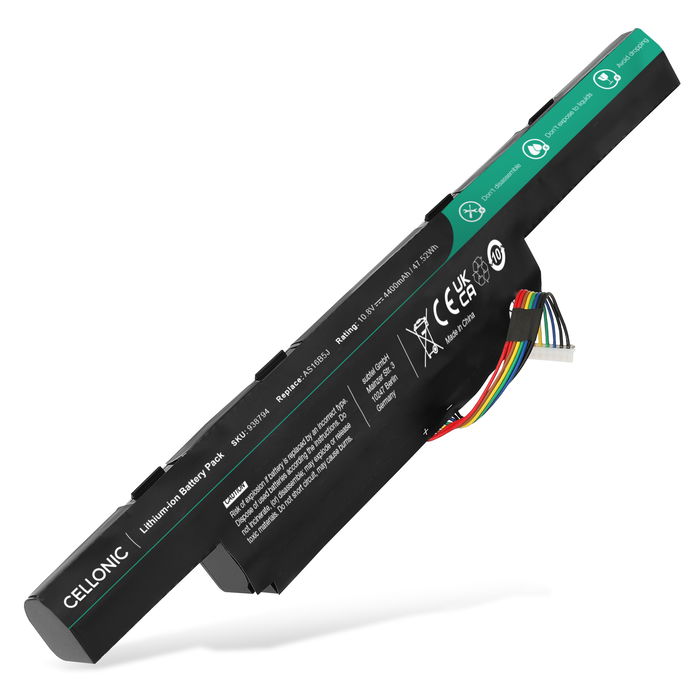 Acer AS16B8J Akku 4400mAh Ersatzakku Batterie von subtel