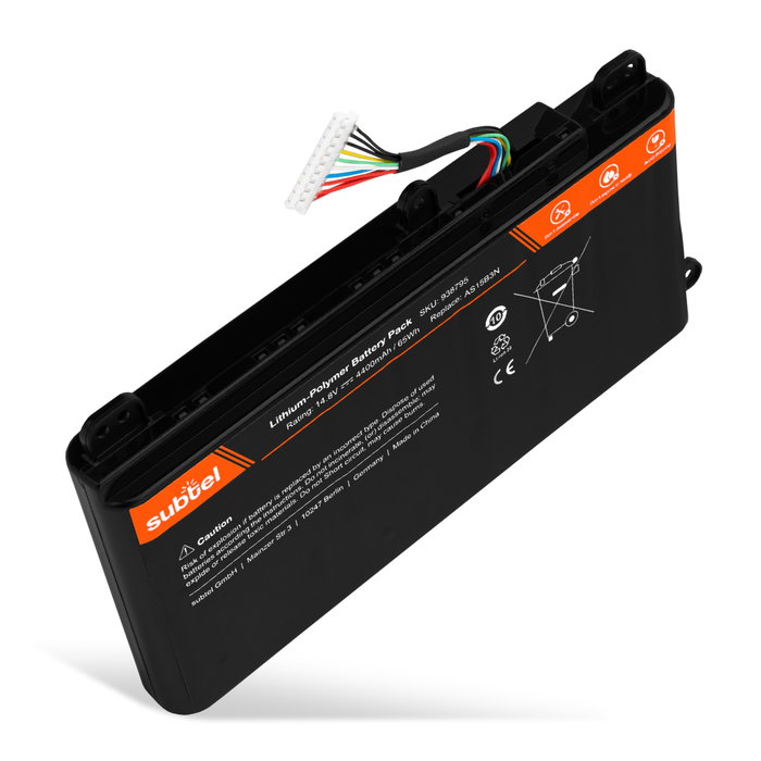 Acer Predator 17 G9-793-77LN Akku 4400mAh Ersatzakku Batterie von subtel