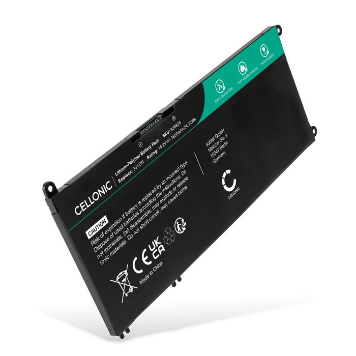 Dell Inspiron 17 7786 2-in-1 Akku 3600mAh Ersatzakku Batterie von subtel