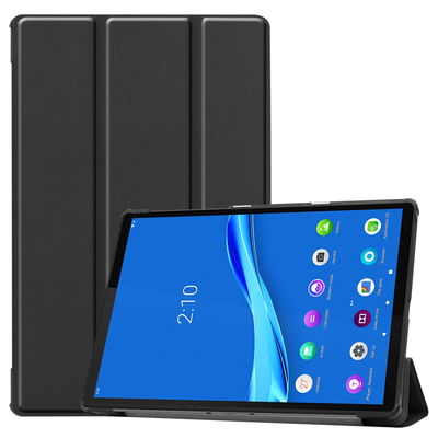 Flip Cover Tablethülle für Lenovo Tab M10 Plus TB-X606F Tablet Schutzhülle mit Bumper und Ständer / Stankfunktion - Kunstleder schwarz Bookstyle Case Klapphülle faltbar - Touchpad Tasche / Hülle