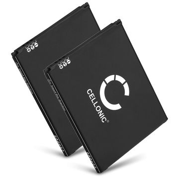 2x Ersatz Akku für Samsung Galaxy Ace 3 / Galaxy Trend 2 Lite Handy / Smartphone - Ersatzakku EB-B100AE, GH43-03948B 1500mAh , Handyakku