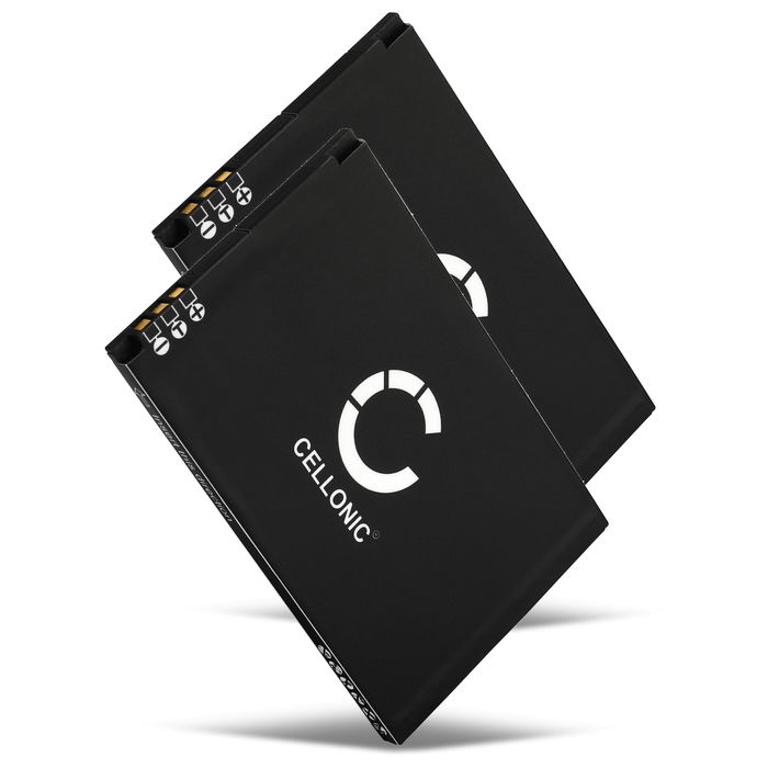 2x Akku für Emporia PURE Ersatzakku 1050mAh, Batterie Handyakku
