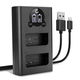 Doppelladegerät + USB Kabel