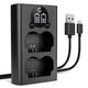 Doppelladegerät + USB Kabel