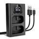Doppelladegerät + USB Kabel