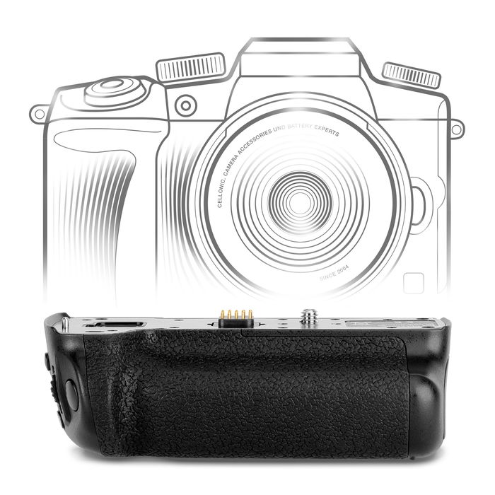 Panasonic Lumix DC-GH5 II Batteriegriff DMW-BGGH5 Akkugriff für DMW-BLK22 - Vertical Battery Grip: Kameragriff mit Hochformat Auslöser