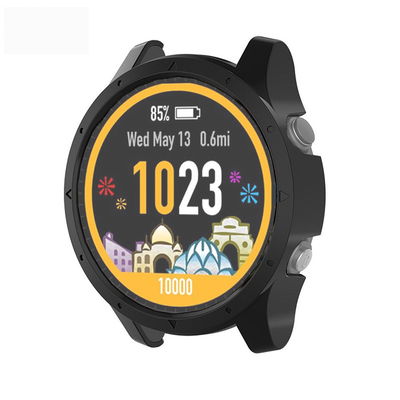 subtel Schutzhülle für Garmin Forerunner 935 Bumper Case für 360° Schutz v. Gehäuse u. Touch Bildschirm - Smartwatchcase, Hülle Protector, Transparent
