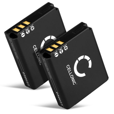 2x Akku für Fuji FinePix F20, FinePix F40fd, FinePix F47fd, FinePix F45fd, NP-70 1100mAh von CELLONIC