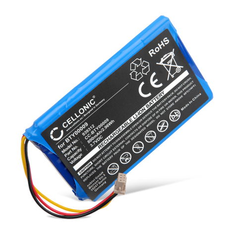 Akku für Ingenico Vital Act 3S, LEC-V03.00-0242, BTY00009 BTY00009, FPS16020002419 (800mAh, 3.7V) von CELLONIC