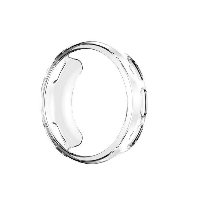 subtel Schutzhülle für Polar Vantage V2 Bumper Case für 360° Schutz v. Gehäuse u. Touch Bildschirm - Smartwatchcase, Hülle Protector, Transparent