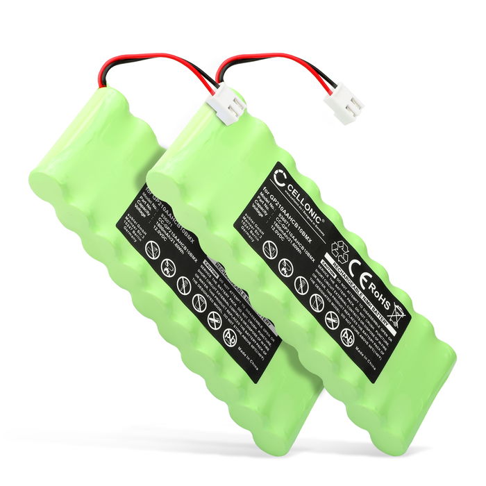 2x Roto GPRHC212B206 Akku 1800mAh Ersatzakku Batterie von CELLONIC