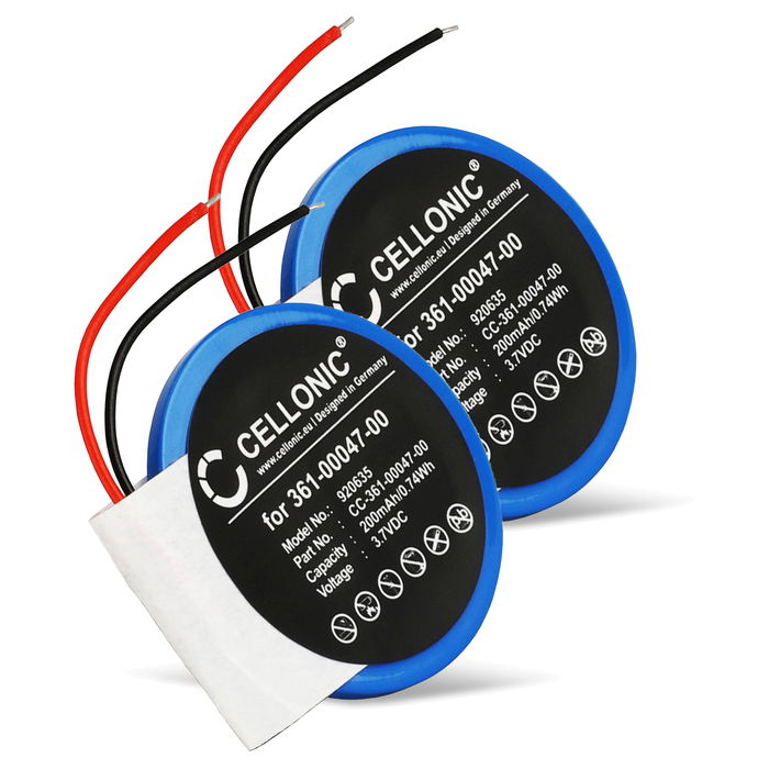 2x Garmin Approach S3 Akku 200mAh Ersatzakku Batterie von CELLONIC
