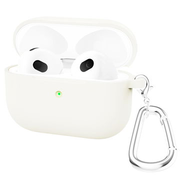 Tasche für Apple AirPods 3 - Silikon, weiß Tasche Case Schutzhülle