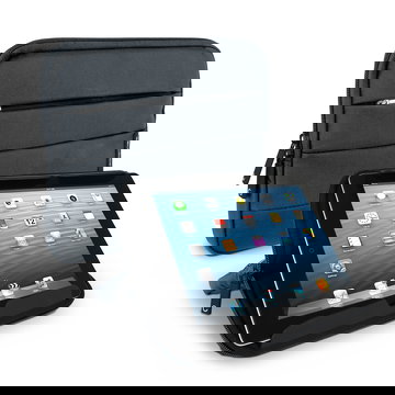 CELLONIC Universal Tablet Hülle für 10.1 Zoll Tablets und eBook Reader - Tablet Schutzhülle mit Anti-Shock Bubbles grau, wasserabweisend, aus Nylon | Tablet Sleeve, Tasche