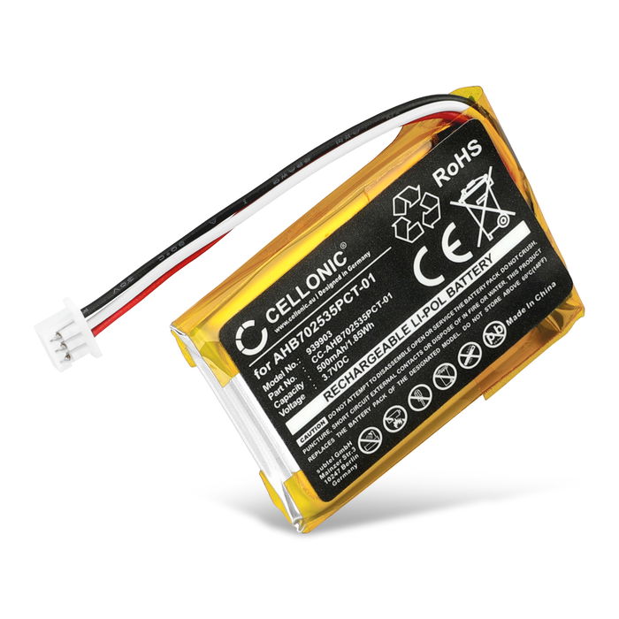 Sennheiser Momentum True Wireless 2 Charging Case Akku 500mAh Ersatzakku Batterie von CELLONIC