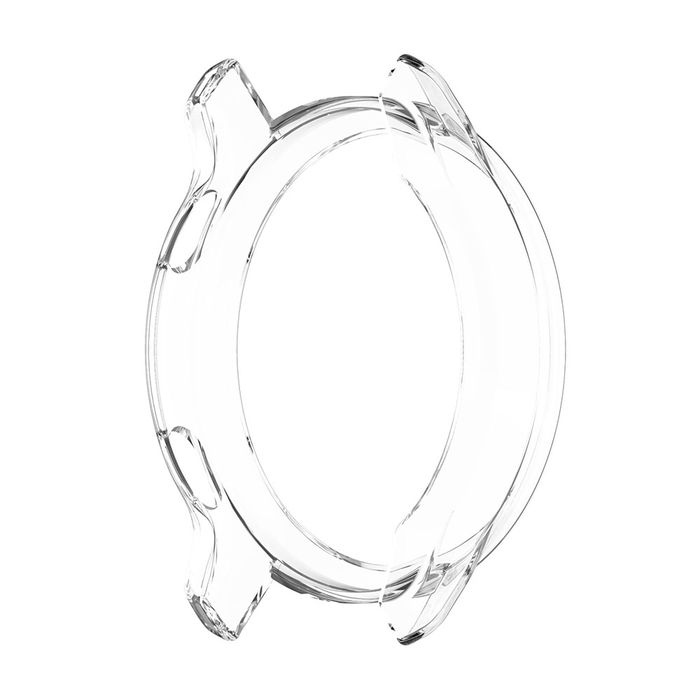 subtel Schutzhülle für Garmin Venu 2S Bumper Case für 360° Schutz v. Gehäuse u. Touch Bildschirm - Smartwatchcase, Hülle Protector, Transparent