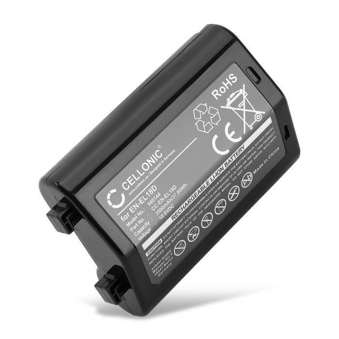 Nikon EN-EL18d Akku 3500mAh Ersatzakku Batterie von CELLONIC