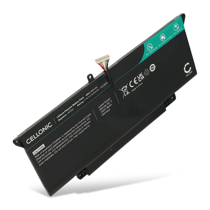 Dell Latitude 7310 Akku 6400mAh Ersatzakku Batterie von subtel