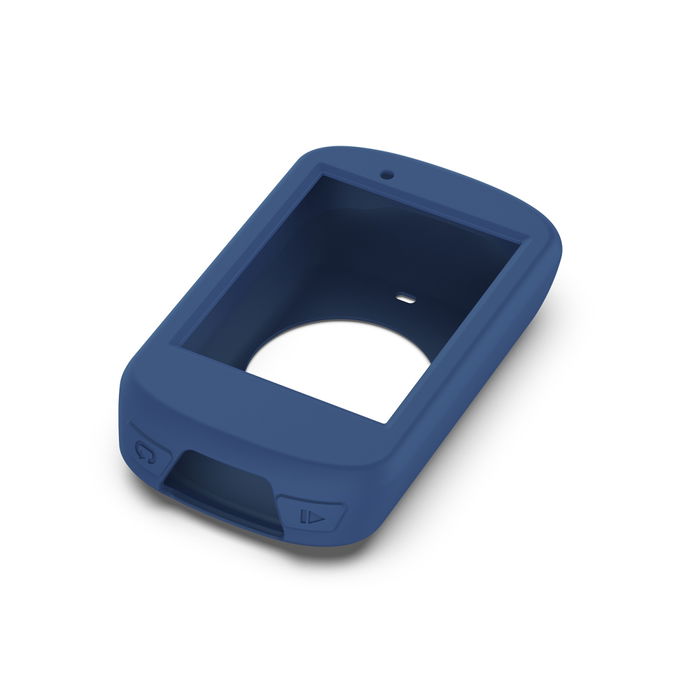 Garmin Edge 830 Schutzhülle, Silikoncase - Schutz für GPS Fahrrad Navi / Bike Computer, Blau - Silikon Bumper Cover Hülle Tasche