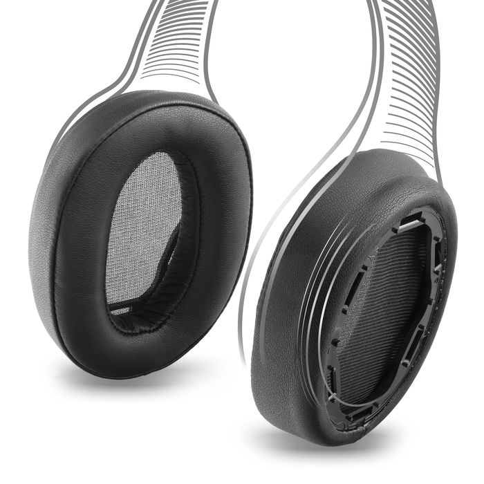 Sony WH-H910N Kopfhörer Ersatz Ohrpolster - Soft-Feel "Comfy Foam" Schaumstoff - originalgetreue Abdichtung, bester Klang, Headset Earpad