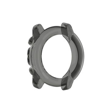 subtel Schutzhülle für Amazfit Stratos 3 Bumper Case für 360° Schutz v. Gehäuse u. Touch Bildschirm - Smartwatchcase, Hülle Protector, schwarz