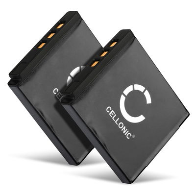 2x Battery for Kodak PlaySport Zx3, PlayTouch Zi10, Zi8, Easyshare M1033, Easyshare M1093 IS 700mAh from CELLONIC
