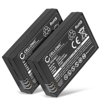 2x Akku für Parrot Race, Night, Hydrofoil, Mini Drone PF070071 MCSAS00319 MCSAS00314 (550mAh, 3.7V) von CELLONIC