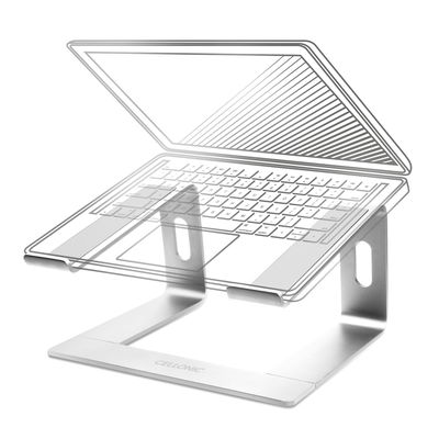 CELLONIC Leichte & ergonomische Computererh&ouml;hung - Universeller Laptopst&auml;nder aus Aluminium passend f&uuml;r alle Laptop-, Ultra- und Notebookmodelle