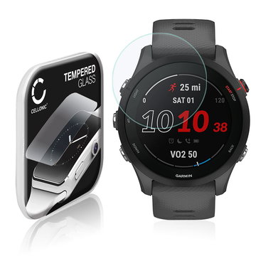 Displayschutzglas Suunto 7 / Forerunner 255 (2.5D, 9H, 0,33mm, Full Glue) Displayschutz Tempered Glass