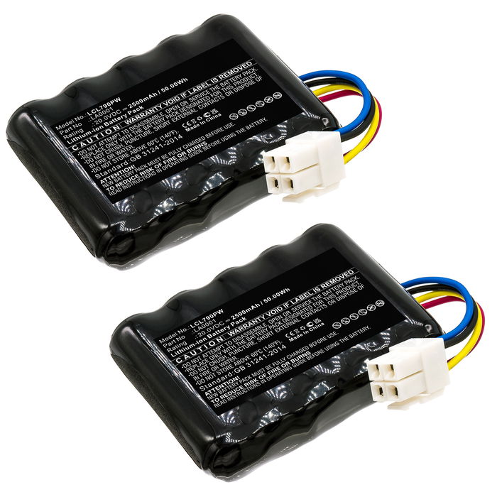 2x Landxcape LX790 Akku 2500mAh 20.0v Ersatzakku Batterie von CELLONIC