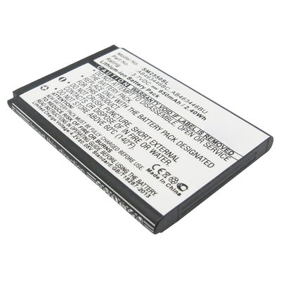 Ersatz Akku für Samsung GT-C3520, GT-E1190, GT-E1150, GT-E1100, GT-E2530, SGH-E500, GT-C3750 Handy / Smartphone - Ersatzakku AB463446BU 650mAh , Handyakku