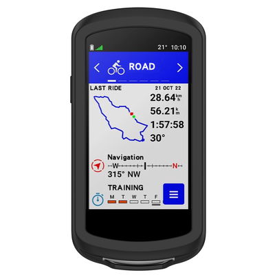 subtel Schutzhülle kompatibel mit Garmin Edge 1040 / Edge 1040 Solar Silikonhülle - Schutz Tasche Silikon Hülle, Fahrrad Navi Case - GPS Cover Bumper Etui schwarz