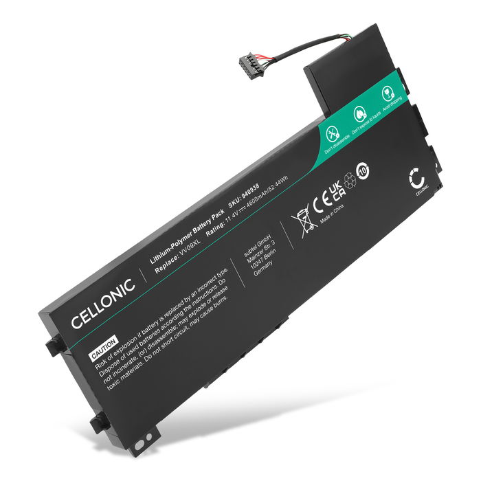 HP VV09XL Akku 4600mAh Ersatzakku Batterie von subtel
