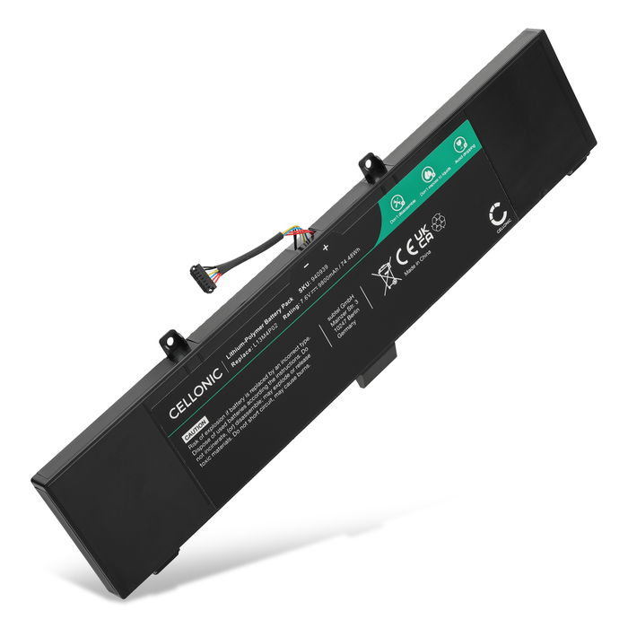 Lenovo Y70-70 Touch Akku 9800mAh Ersatzakku Batterie von Cellonic