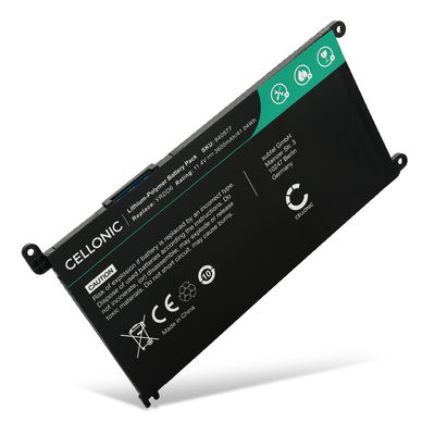 1x Akku für Dell Vostro 5490, 5590, 5481, 5581, Inspiron 5593, 15 5593, 5590, 5491, 5584, 15 5590, 5485, YRDD6, 1VX1H, P90F Laptop - 3600mAh 11.4V 