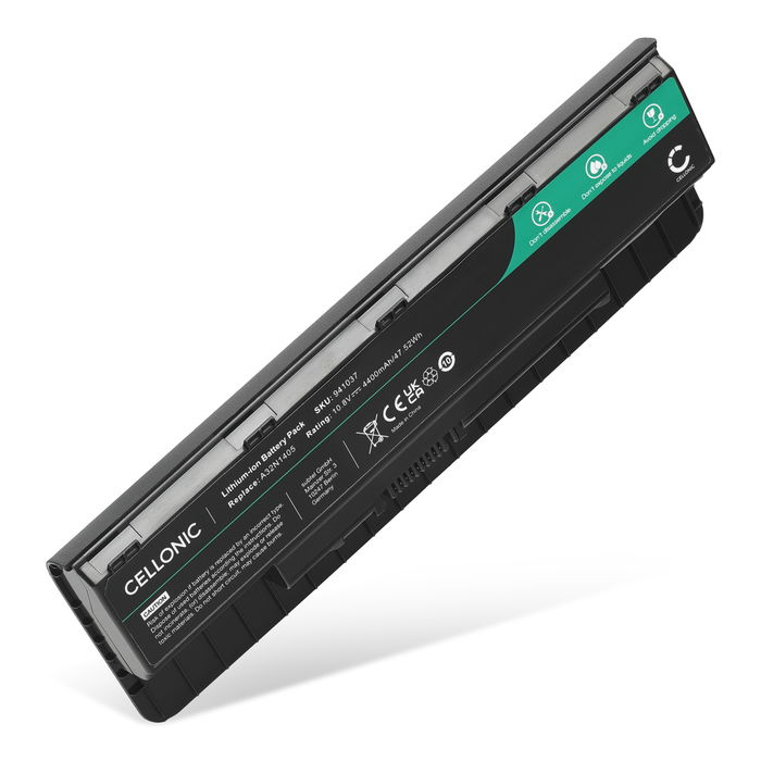 ASUS N751JX Akku 4400mAh Ersatzakku Batterie von subtel