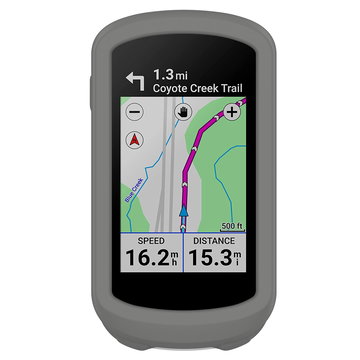 subtel Schutzhülle kompatibel mit Garmin Edge Explore 2 Silikonhülle - Schutz Tasche Silikon Hülle, Fahrrad Navi Case - GPS Cover Bumper Etui grau