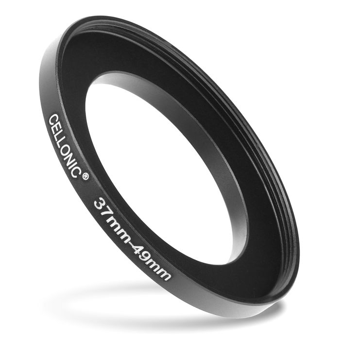 8x Step Up Ring Filteradapter Set für Canon, Nikon, Sony, Panasonic Lumix uvm: Objektiv Filtergewinde Adapter von 49mm auf 52mm, 55mm, 58mm, 62mm, 67mm, 72mm, 77mm und 82mm - Filter Gewinde Konverter