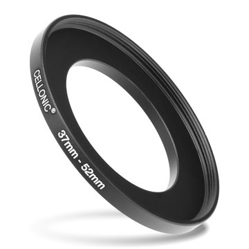 37mm - 52mm Step-Up-Ring Kamera-Filteradapter für Canon, Nikon, Sony, FujiFilm, Olympus Objektive von CELLONIC