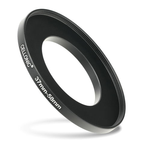 37mm - 58mm Step-Up-Ring Kamera-Filteradapter für Canon, Nikon, Sony, FujiFilm, Olympus Objektive von CELLONIC