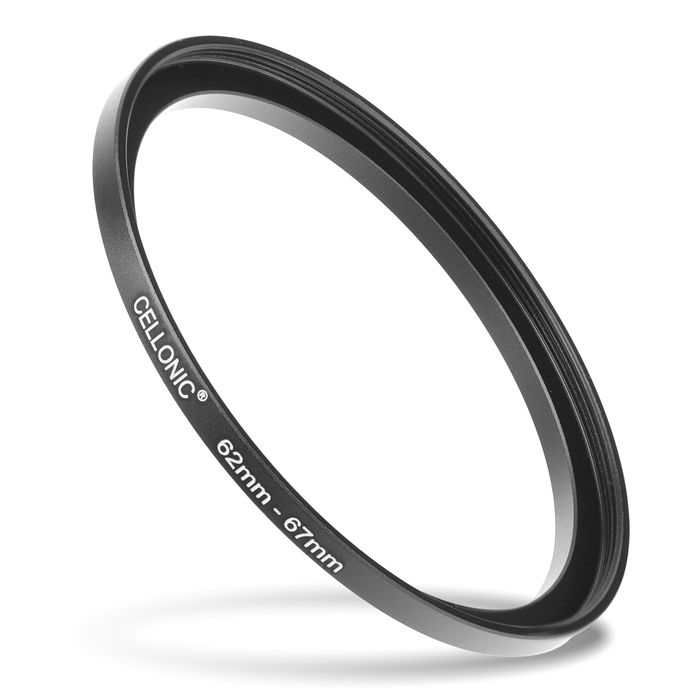 8x Step Up Ring Filteradapter Set für Canon, Nikon, Sony, Panasonic Lumix uvm: Objektiv Filtergewinde Adapter von 49mm auf 52mm, 55mm, 58mm, 62mm, 67mm, 72mm, 77mm und 82mm - Filter Gewinde Konverter