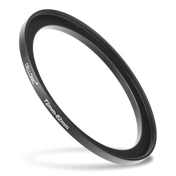 72mm - 82mm Step-Up-Ring Kamera-Filteradapter für Canon, Nikon, Sony, FujiFilm, Olympus Objektive von CELLONIC