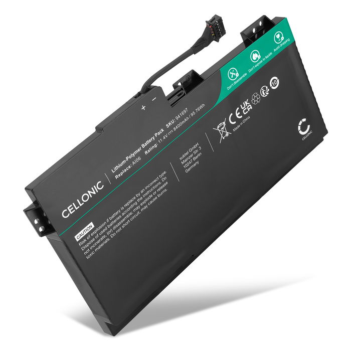Akku für HP AI06XL Laptop, 11.4V Ersatzakku 8400mAh Batterie